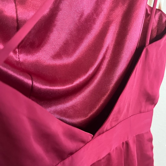 BCBG Wine Colored (Red Berry) Mini Dress - Picture 4 of 8